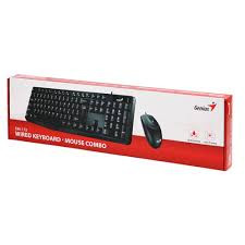 کیبورد و موس سیمدار جنیوس BL KM170