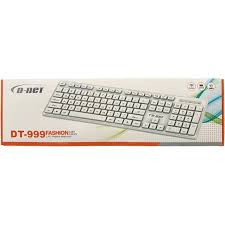 کیبورد سفید DENT مدل DT-999