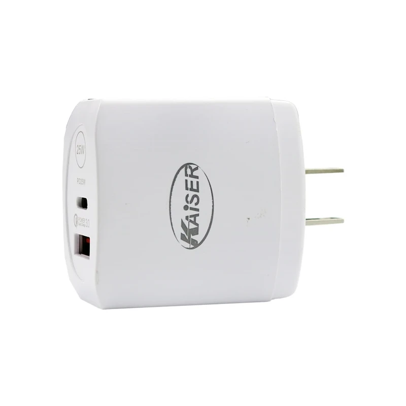 شارژر دیواری 25 وات 2 پورت کایزر مدل K-1000