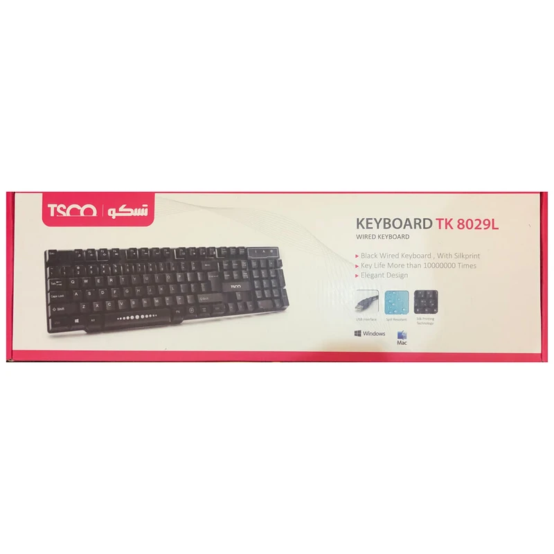 کیبورد تسکو مدل tk8029L